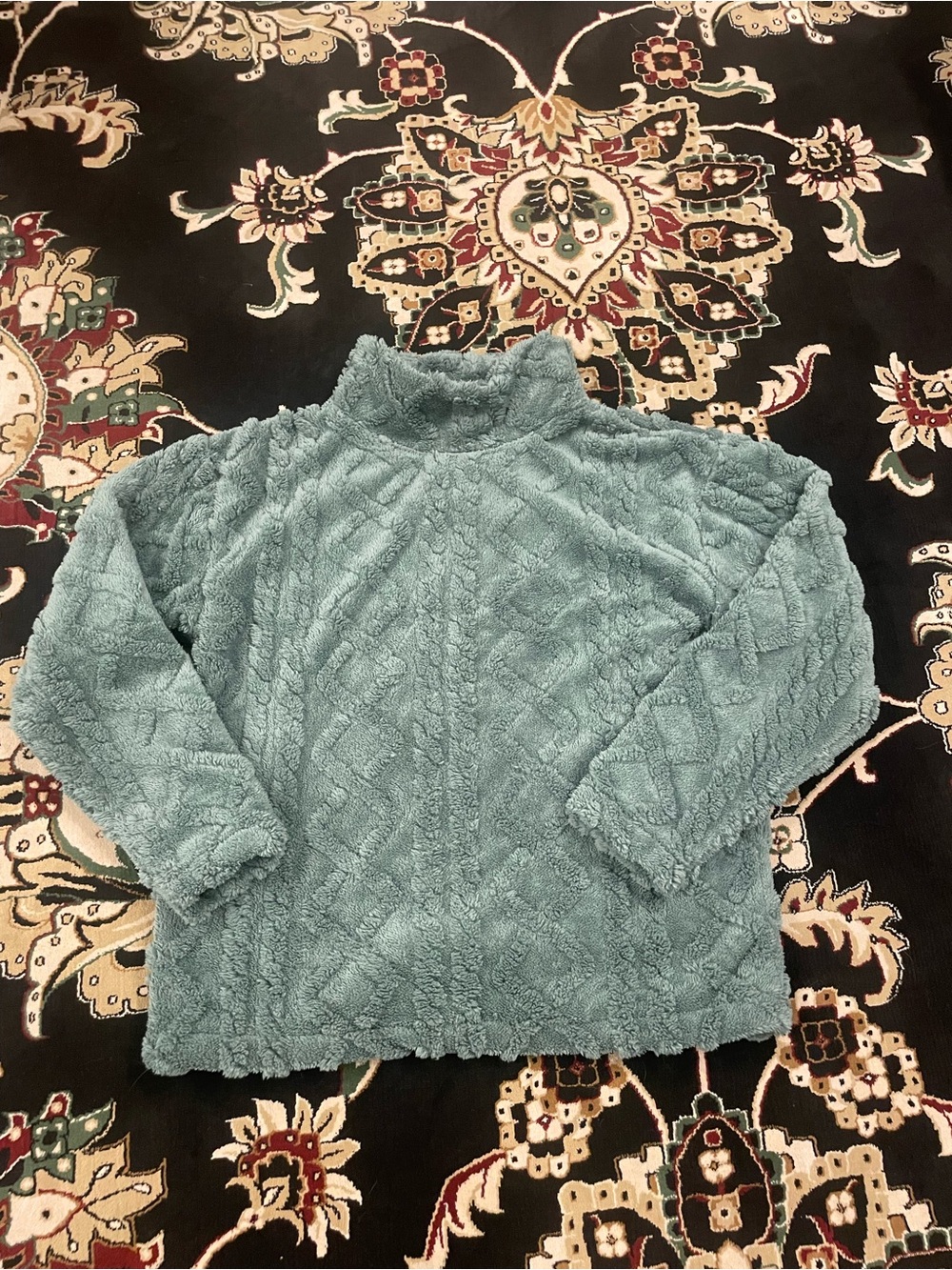 Eddie Bauer Plush Funnel Neck Sweater - Sage Green